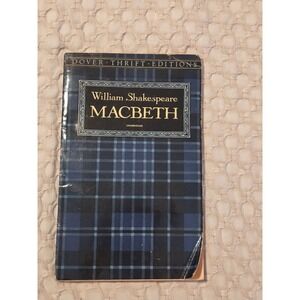Dover Thrift Macbeth Book Unisex OS Blue Good Shakespeare Paperback 0486278026